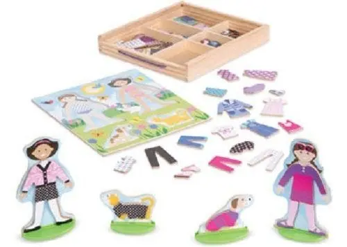 Melissa & Doug Best Friends Magnetic Dress-Up