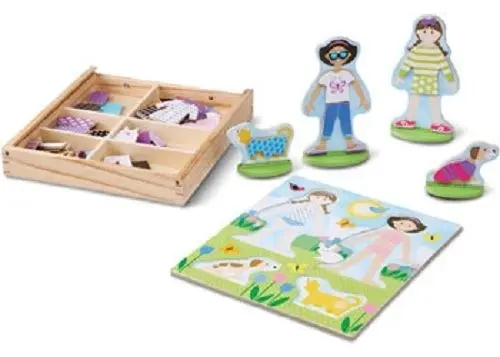 Melissa & Doug Best Friends Magnetic Dress-Up