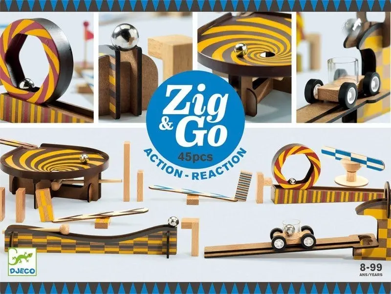 Djeco Zig & Go 45pc Set