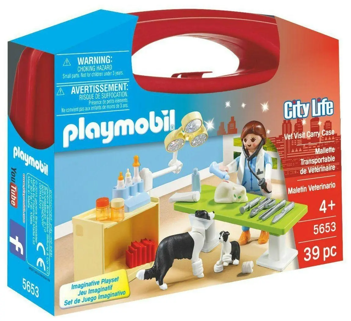 Playmobil Vet Visit Carry Case