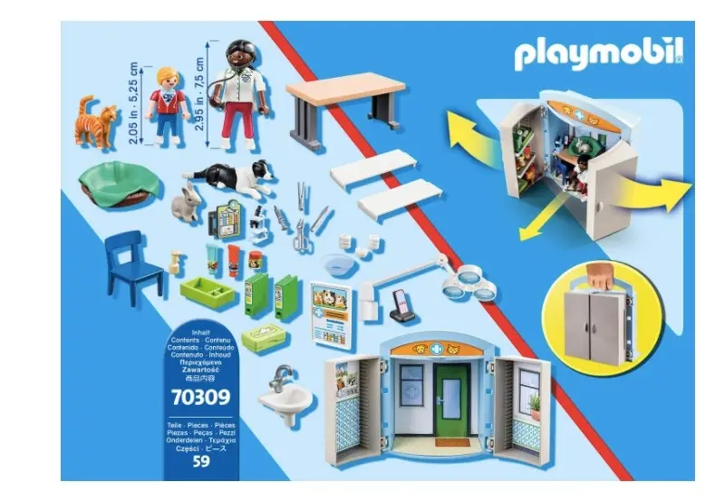 Playmobil - Vet Clinic Play Box