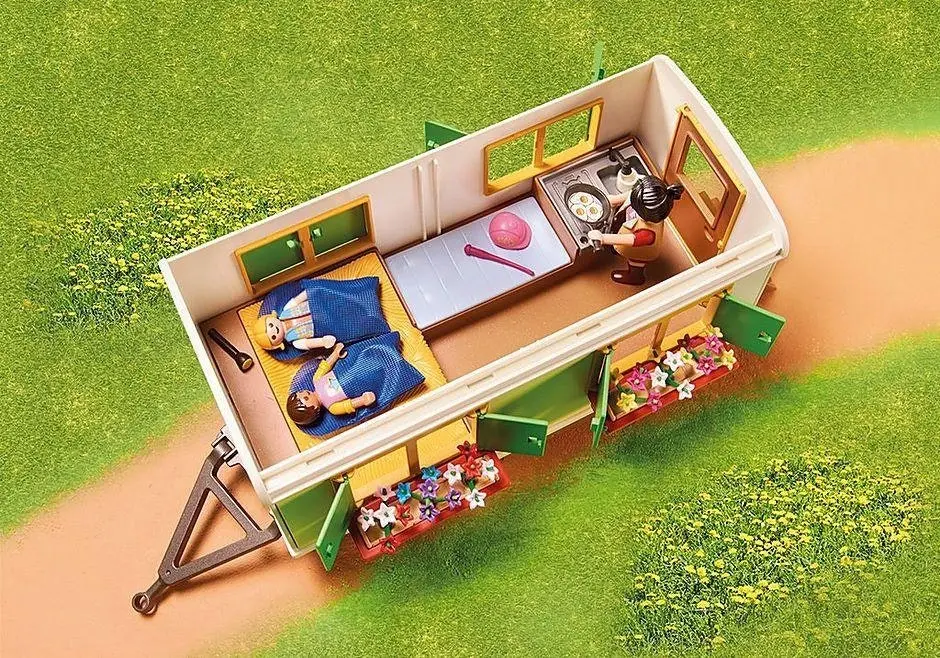 Playmobil Pony Shelter with Mobile Home