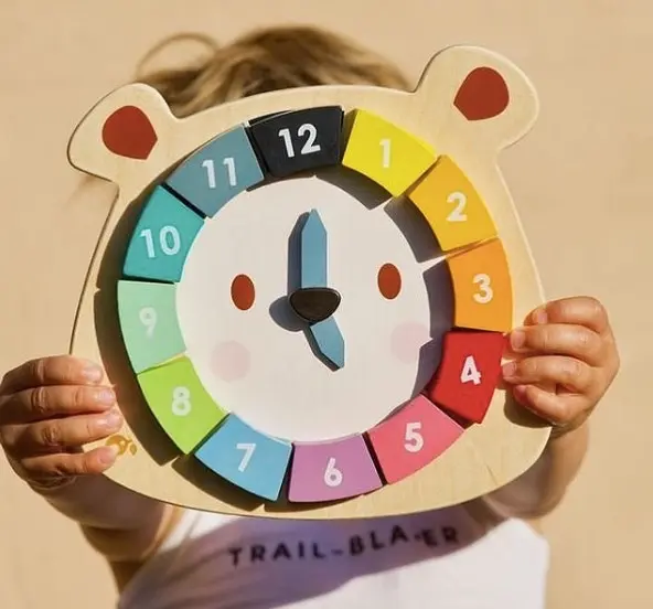 Tender Leaf Toys Bear Colours Clock