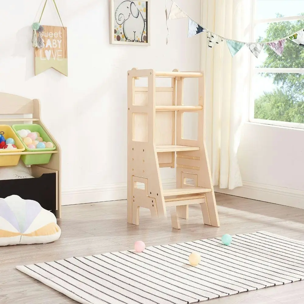 All 4 Kids Scarlett Learning Tower with Step Stool