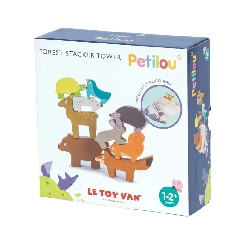 Le Toy Van Petilou Forest Stacker Tower & Bag