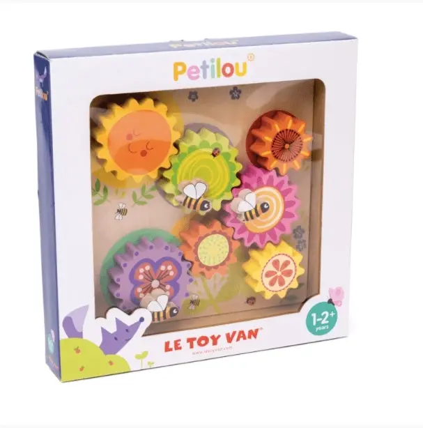 Le Toy Van Petilou Gears & Cogs Busy Bee Learning Puzzle