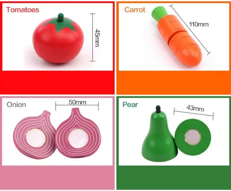 Onshine Gardem vegetables and fresh fruit Cutting Set