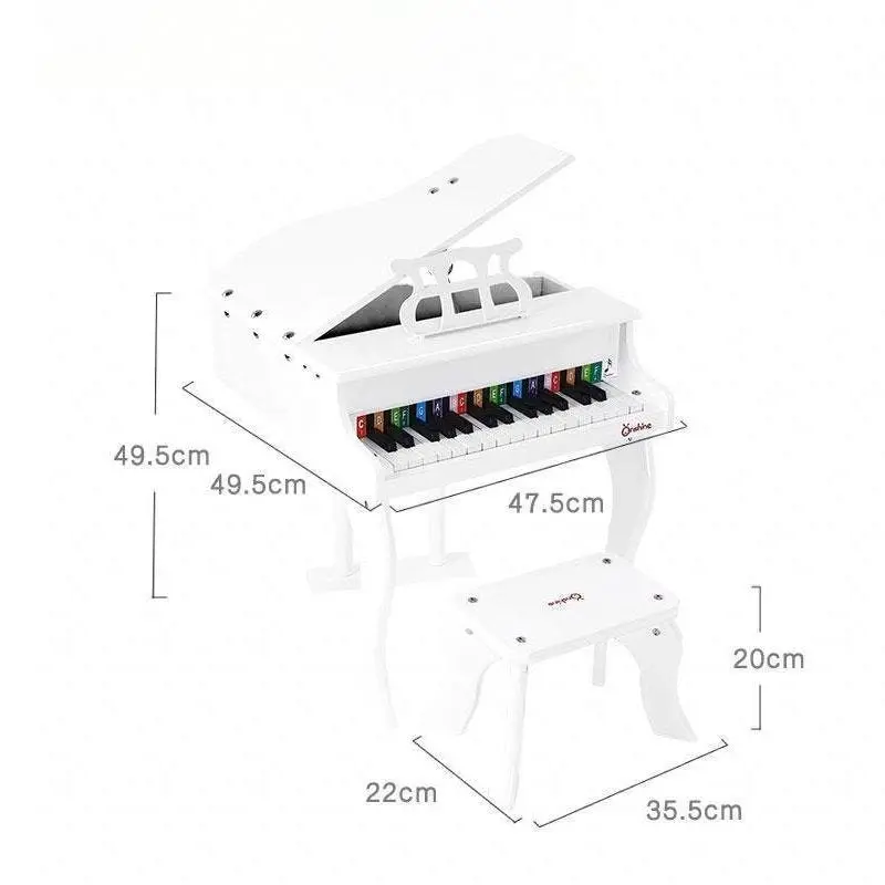 Onshine Grand Piano - White