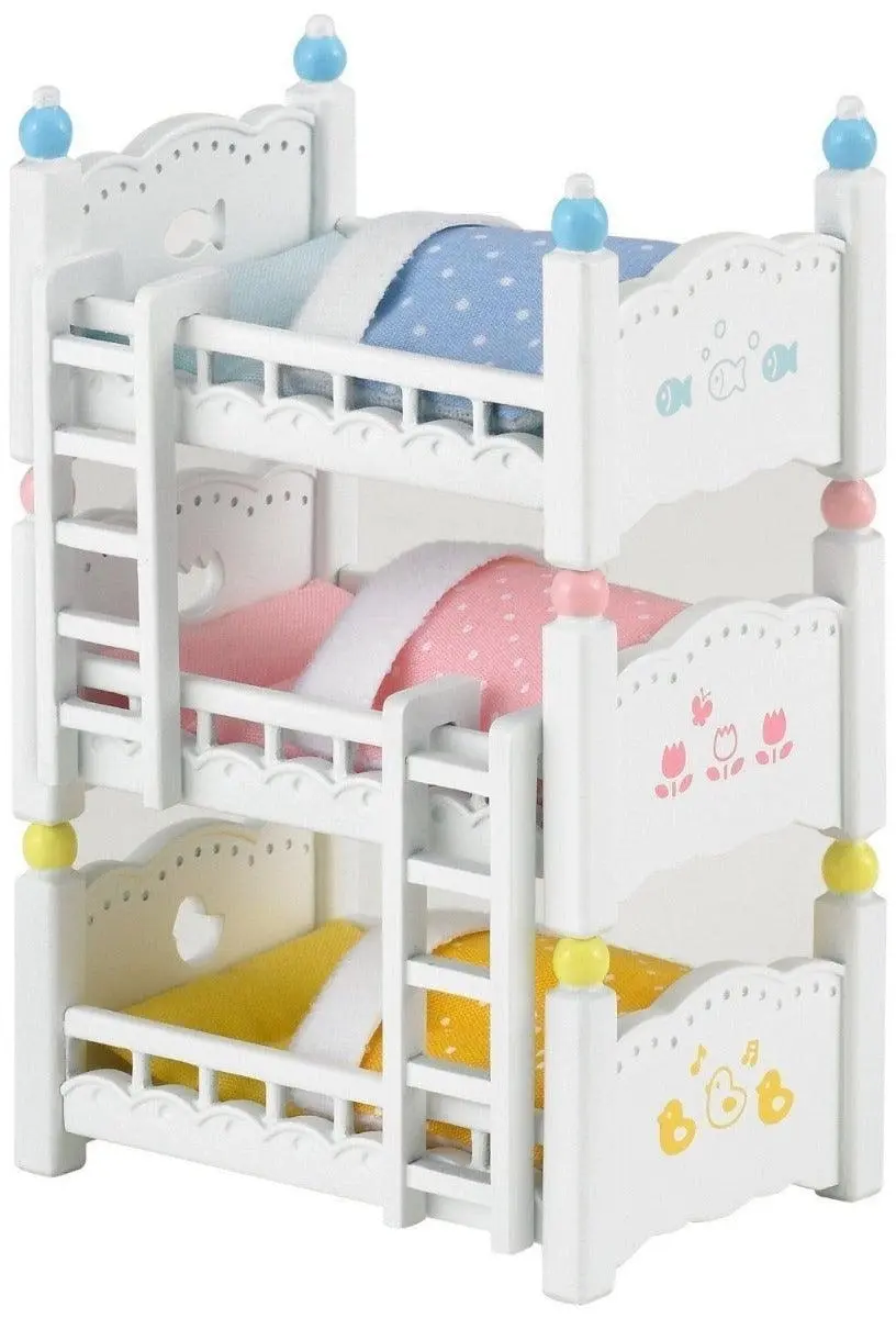 Sylvanian Families Triple Bunk Beds