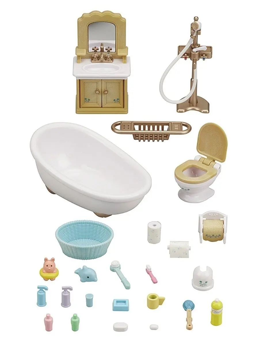 Sylvanian Families Country Bathroom Set