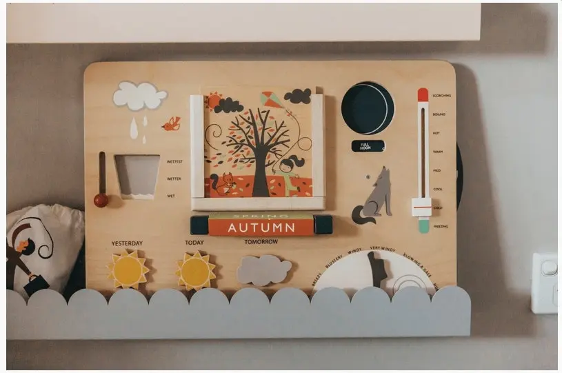 Tender Leaf Toys Wooden Weather Station