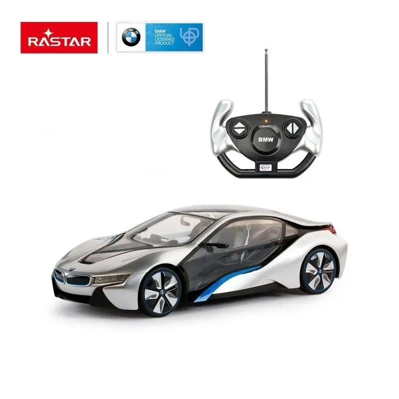 Rastar Licensed 1:14 Radio Control Car - BMW I8 with Interior Light