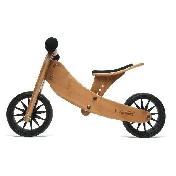 Kinderfeets Tiny Tot 2-in-1 Trike Balance Bike - Bamboo