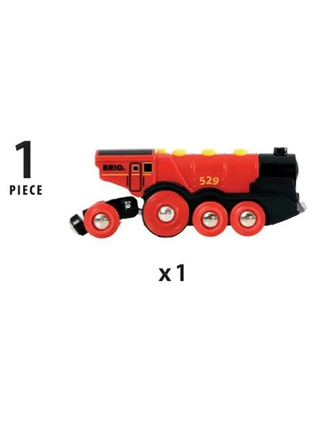 Brio BO - Mighty Red Action Locomotive