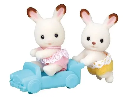 Sylvanian Families Chocolate Rabbit Twins