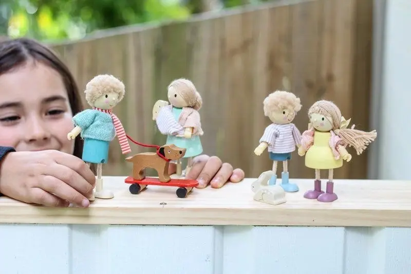 Tender Leaf Toys Edward with Flexible Limbs & His Skateboard