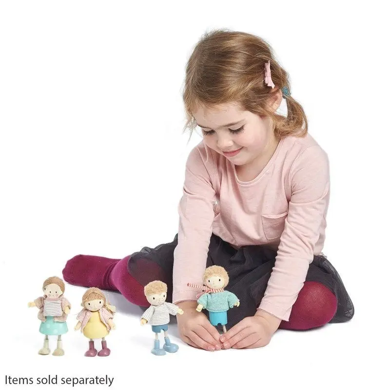 Tender Leaf Toys Amy with Flexible Limbs & Her Rabbit