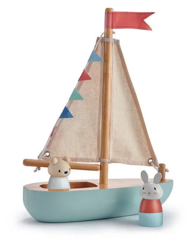 Tender Leaf Toys Sailaway Boat