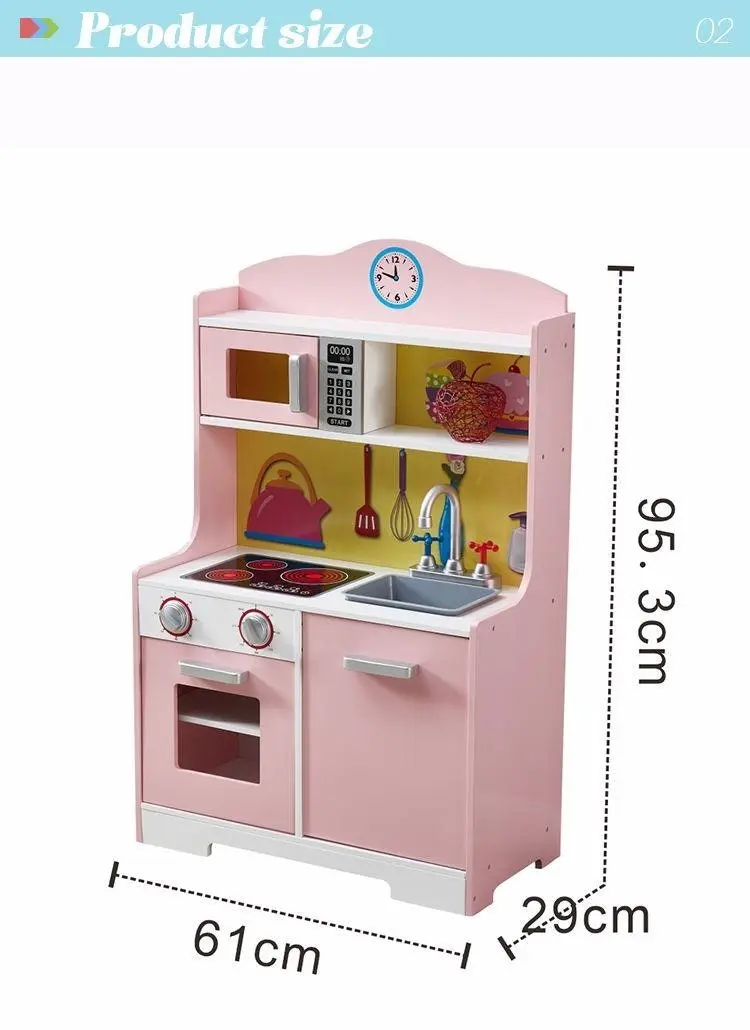 All 4 Kids Stella Pink Pretend Kitchen