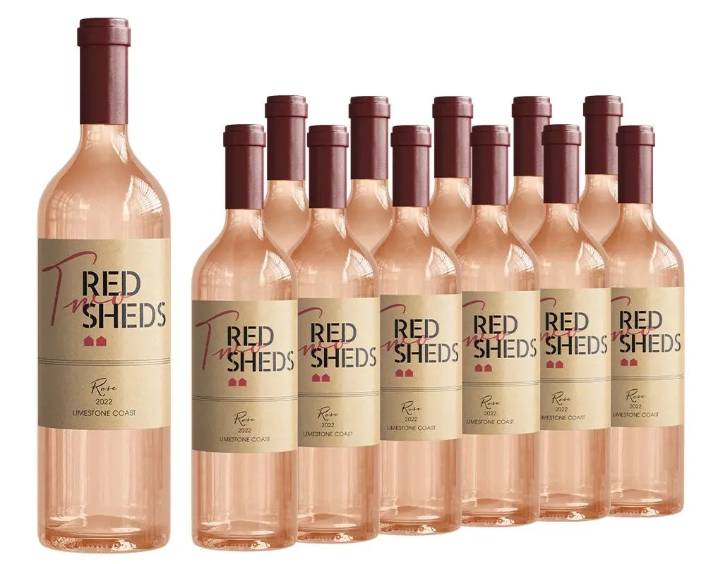 12 pack - Two Red Sheds - Rosé