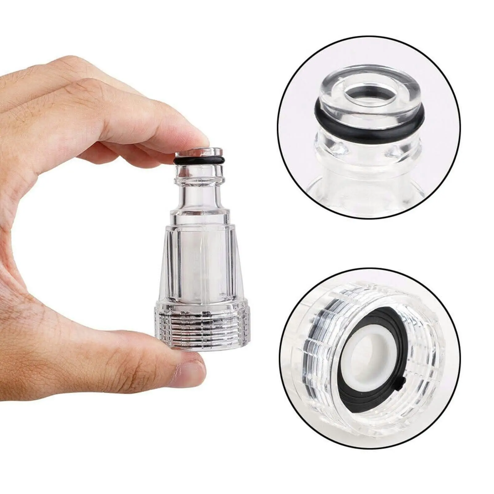 2 Pieces High-Pressure Car Clean Washer Water Filter Connection Fitting Tool Set