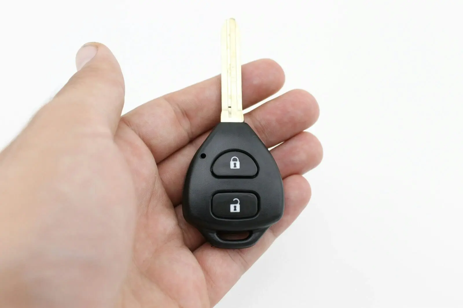 Compatible With Toyota Rav4 Corolla Camry Prado 2 Button Remote Key Shell