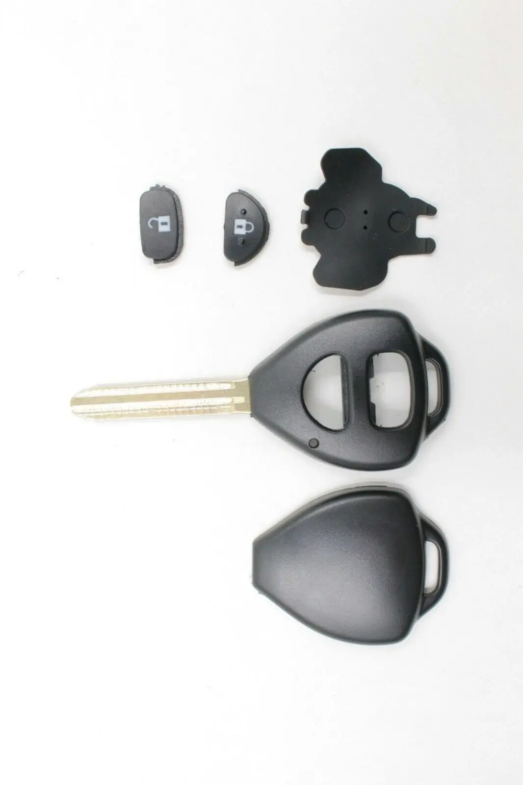 Compatible With Toyota Rav4 Corolla Camry Prado 2 Button Remote Key Shell