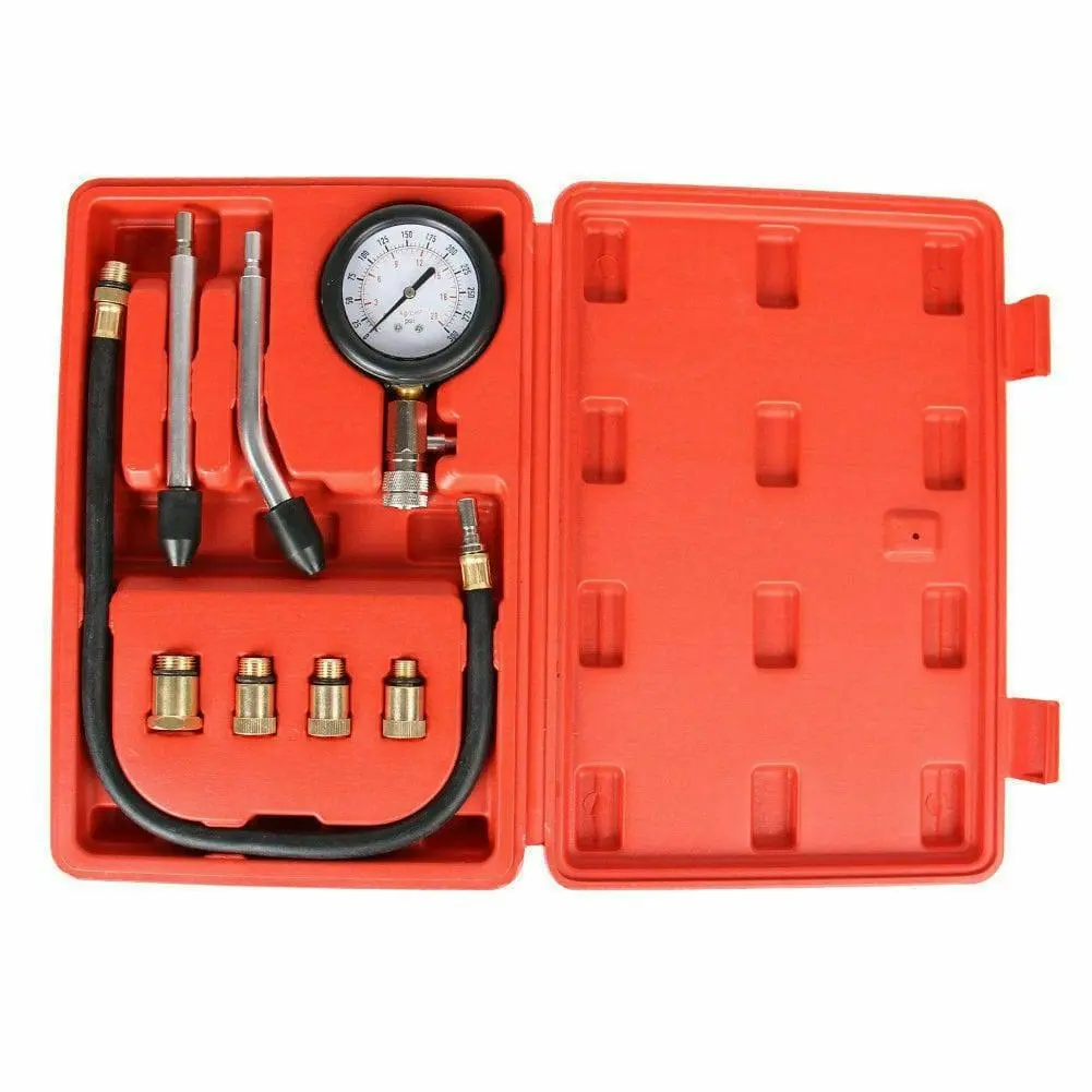 Petrol Engine Compression Tester Kit Tool Set For Automotives Motorcycle