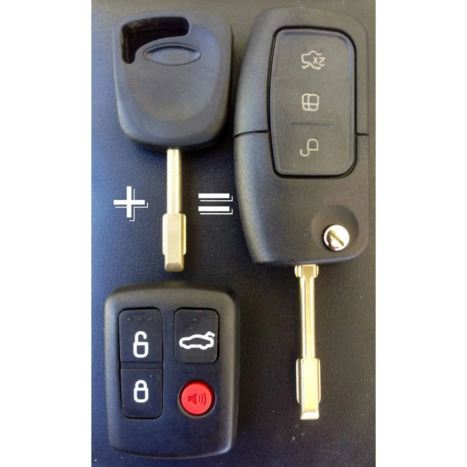 Fo21 - Remote car key suitable for Ford Falcon Transponder BA XR6 SX Territory