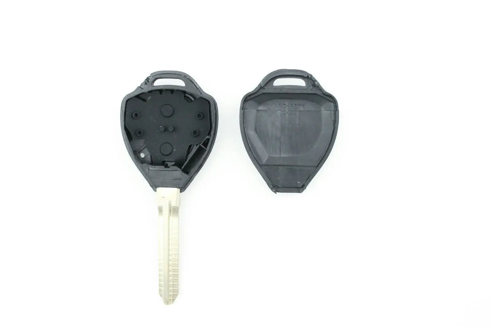 [2 Pack] Compatible With Toyota Rav4 Corolla Camry Prado 2 Button Remote Key Shell