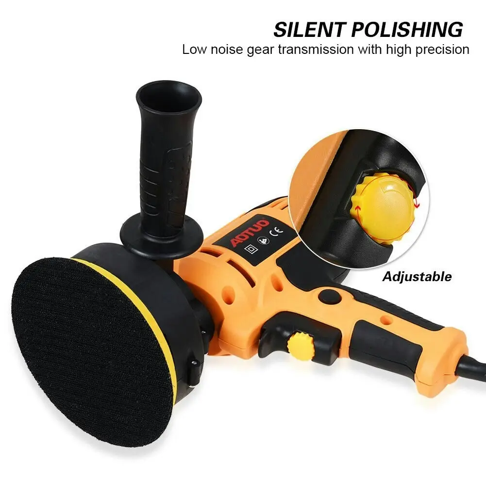 700W Electric Car Polisher 125mm Portable Polishing Machine Waxer Sander Buffer