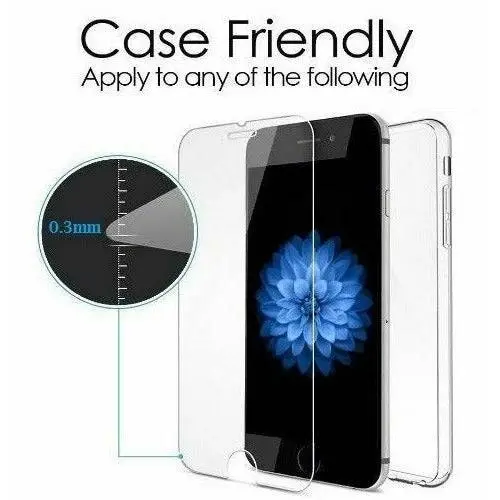 4x iPhone 12 Pro 11 X Max 8 Plus 7 Tempered Glass Screen Protector