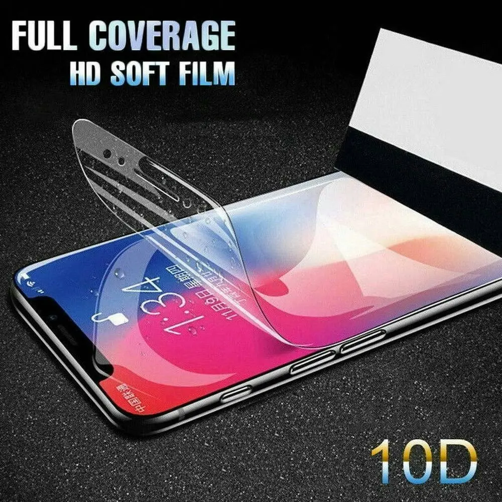 3x For iPhone 12 11 Pro XS Max X XR 8 7 6 Plus Premium Hydrogel Screen Protector