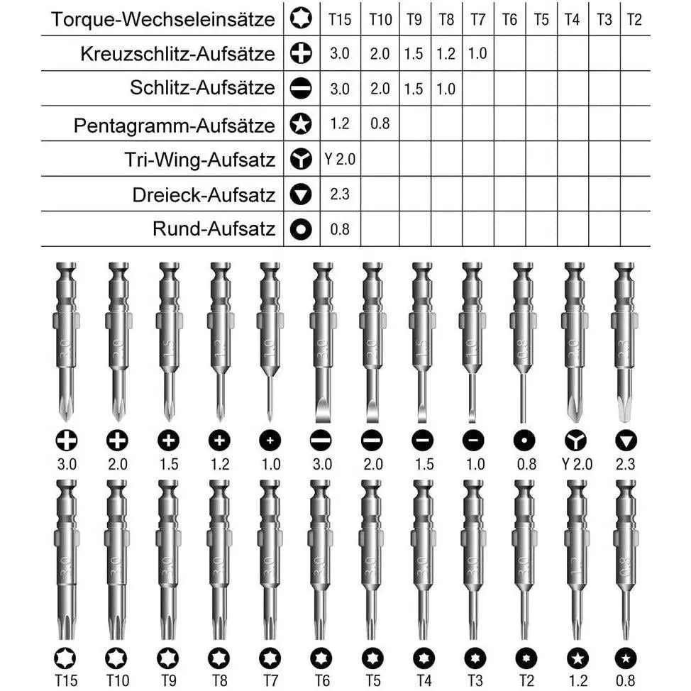 25in1 PRO Repair Tools Screwdrivers Kit for iPhone iPad Samsung Tablet PC