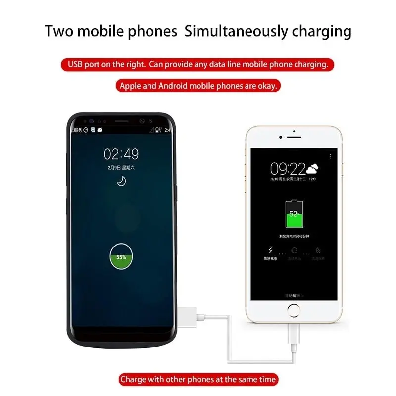 For Samsung Galaxy S10 Battery Charger Power Cover