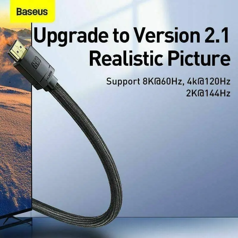 HDMI v2.1 Cable 8K 120Hz UHD With HDR 2M