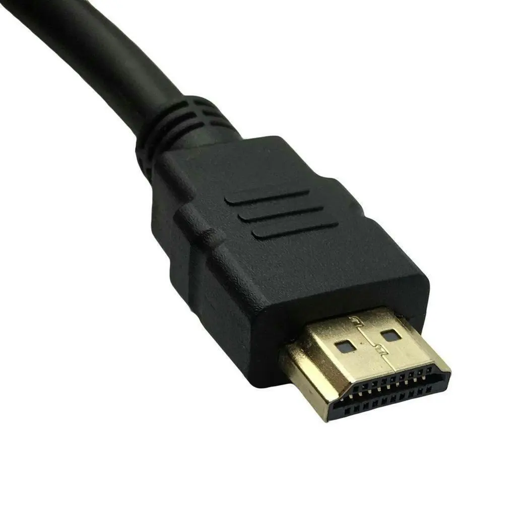 HDMI Male to VGA Male Cable HD Monitor Lead Adapter 15Pin 1080P Converter Laptop