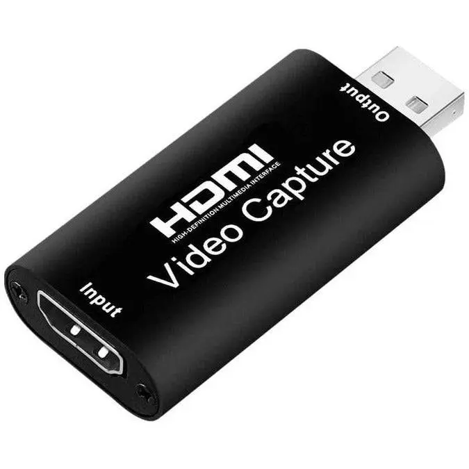 HDMI to USB Video Capture Card Screen Record 1080P HD Game Video Live Streaming Recorder