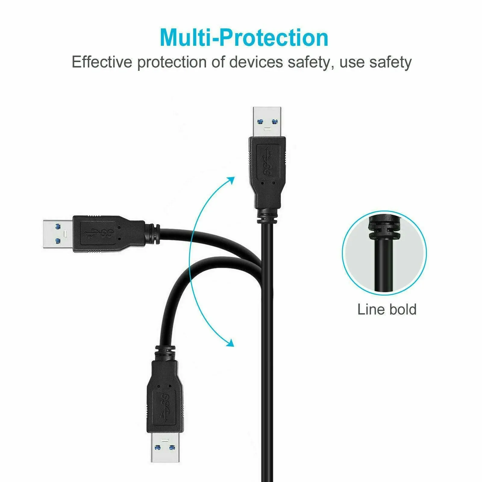 USB 3.0 Male to HDMI Female Adapter Converter Cable for Windows HD 1080