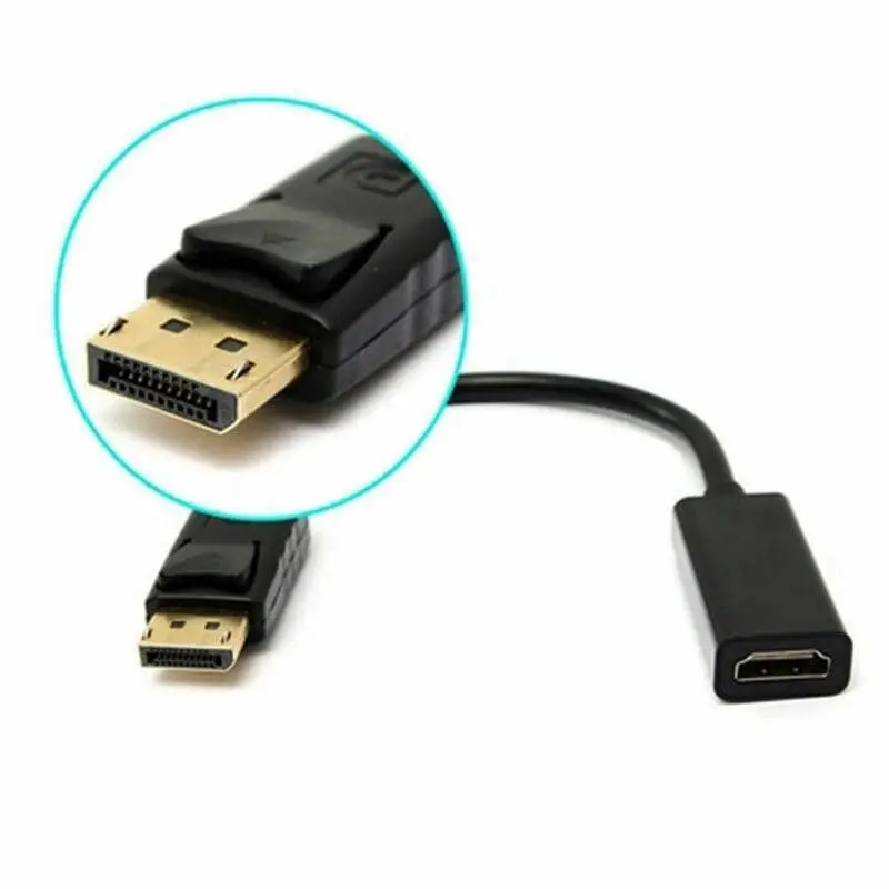 Display Port DP to HDMI Cable Male to Female 4K AND Full HD Adapter