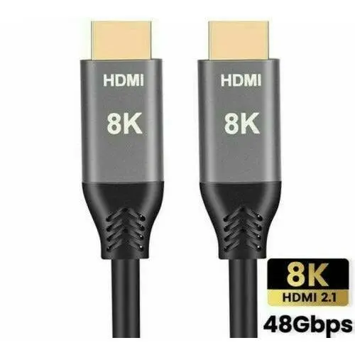 HDMI Cable 2.1 Ultra High Speed 8K@60Hz 48Gbps 4K UHD 3D Dynamic HDR Copper Wire