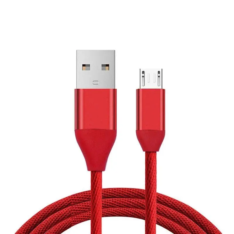 FAST CHARGING Android Charger Micro USB Cable Premium Braided Samsung Galaxy 6 7