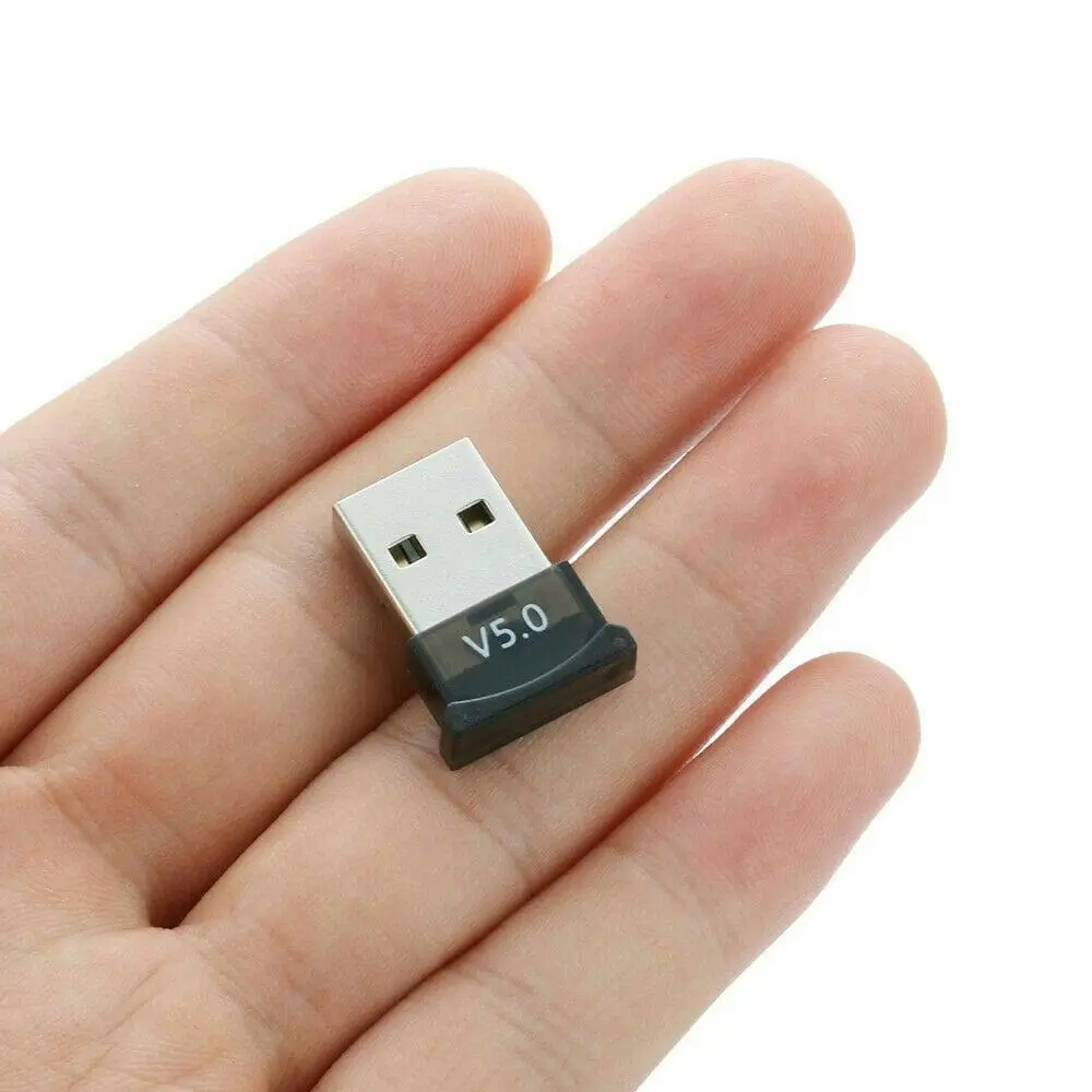 Mini Wireless USB Bluetooth V5.0 Dongle Adapter For Windows 7 8 10 11 PC Laptop Mac