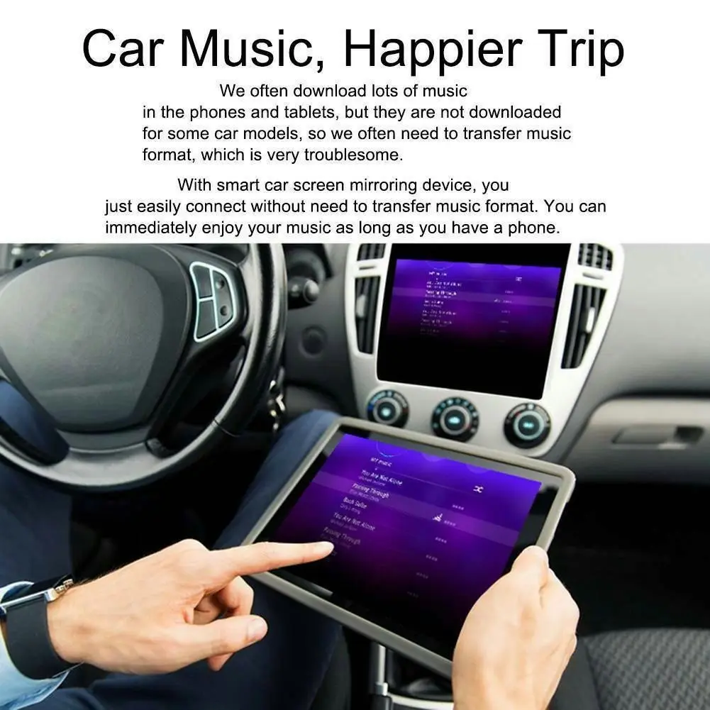 Car WiFi Display Mirror Link Adapter MiraScreen DLNA Airplay RCA For Android iOS