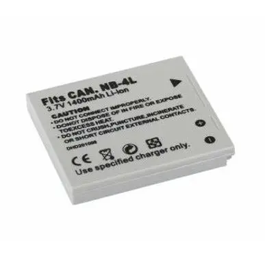 Replacement Battery NB-4L for Canon IXUS 305560657075 SD300