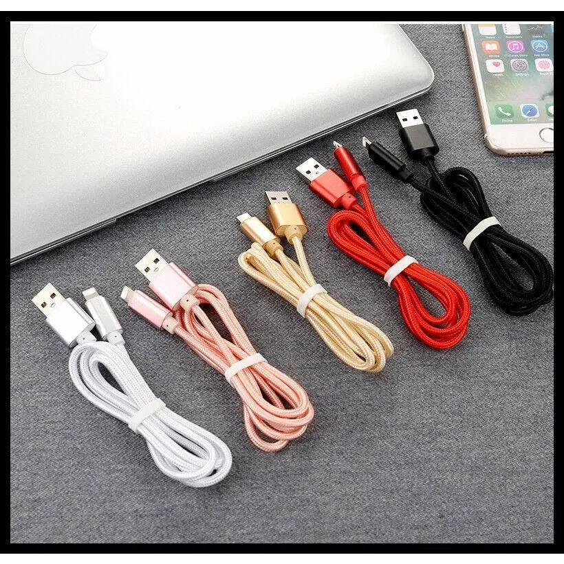 USB Charging Cable Charger Compatible For iPhone 14 13 12 11 7 X XS 8 6s iPads