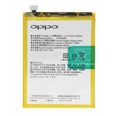 OPPO A57 A73 A77 R9s F1s Replacement Battery Full Capacity