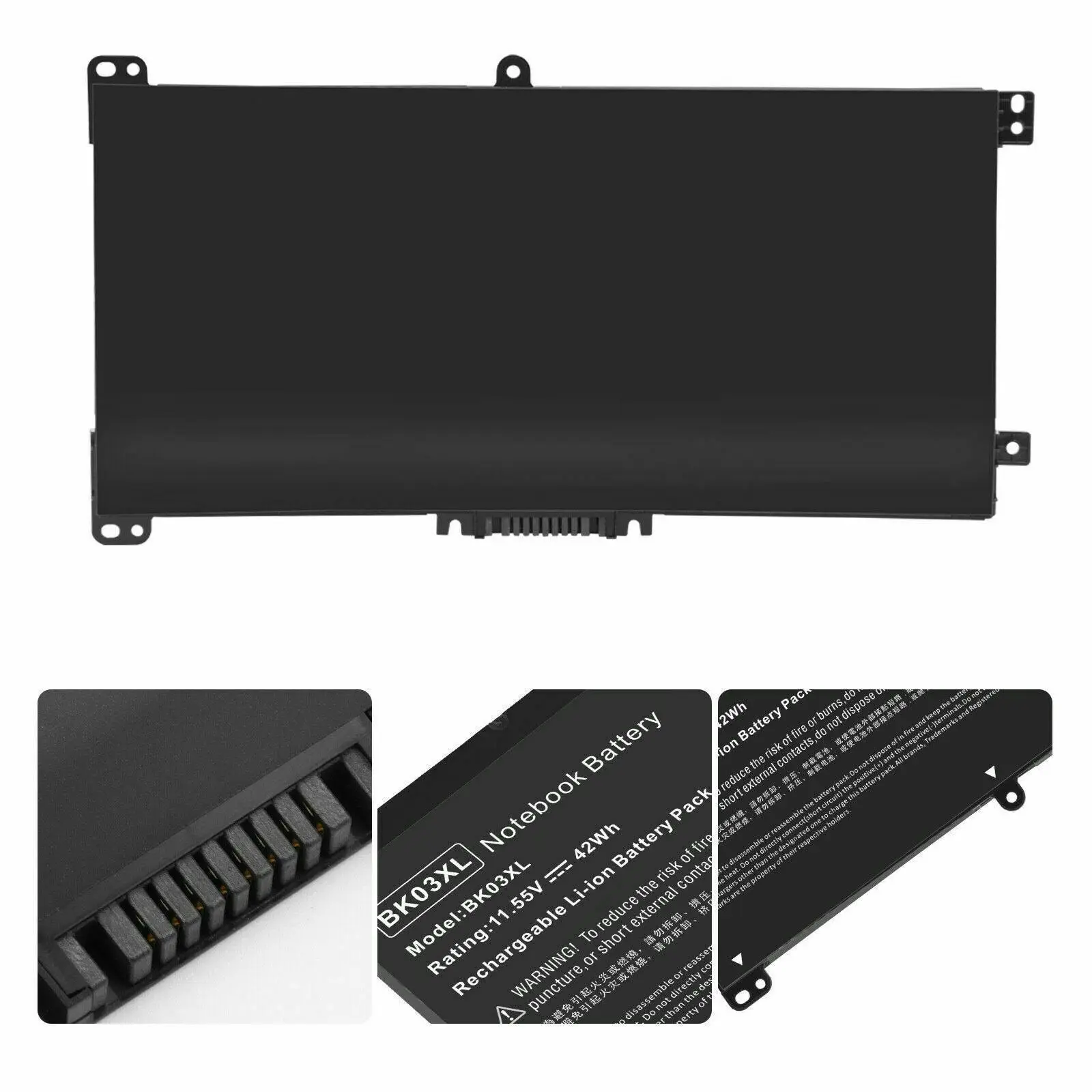 BK03XL Compatible Battery for Hp Pavilion x360 14-ba series HSTNN-UB7G TPN-W125 916366-541