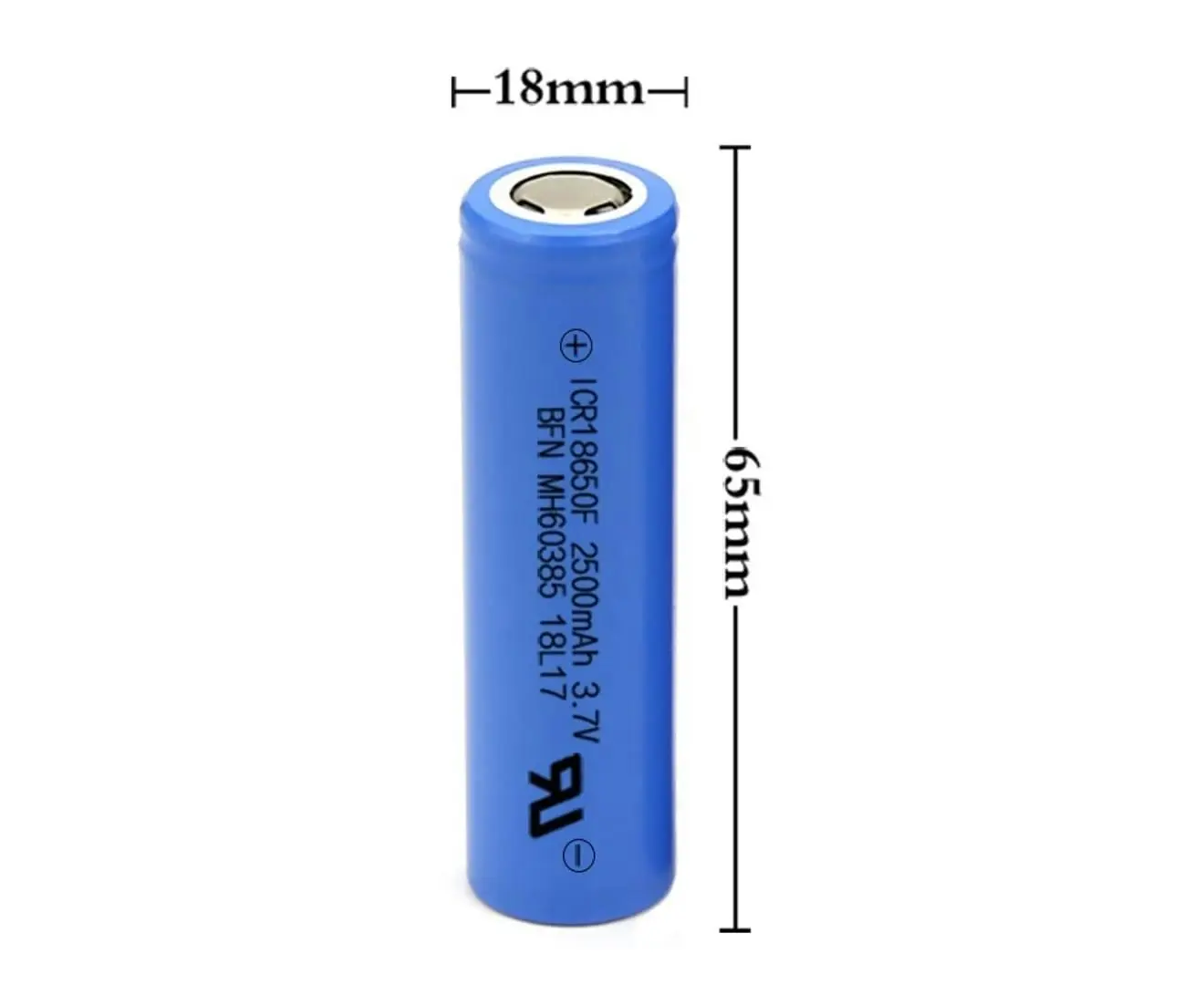 18650 3.7V 3600mAh High Output Li-ion Rechargeable Battery