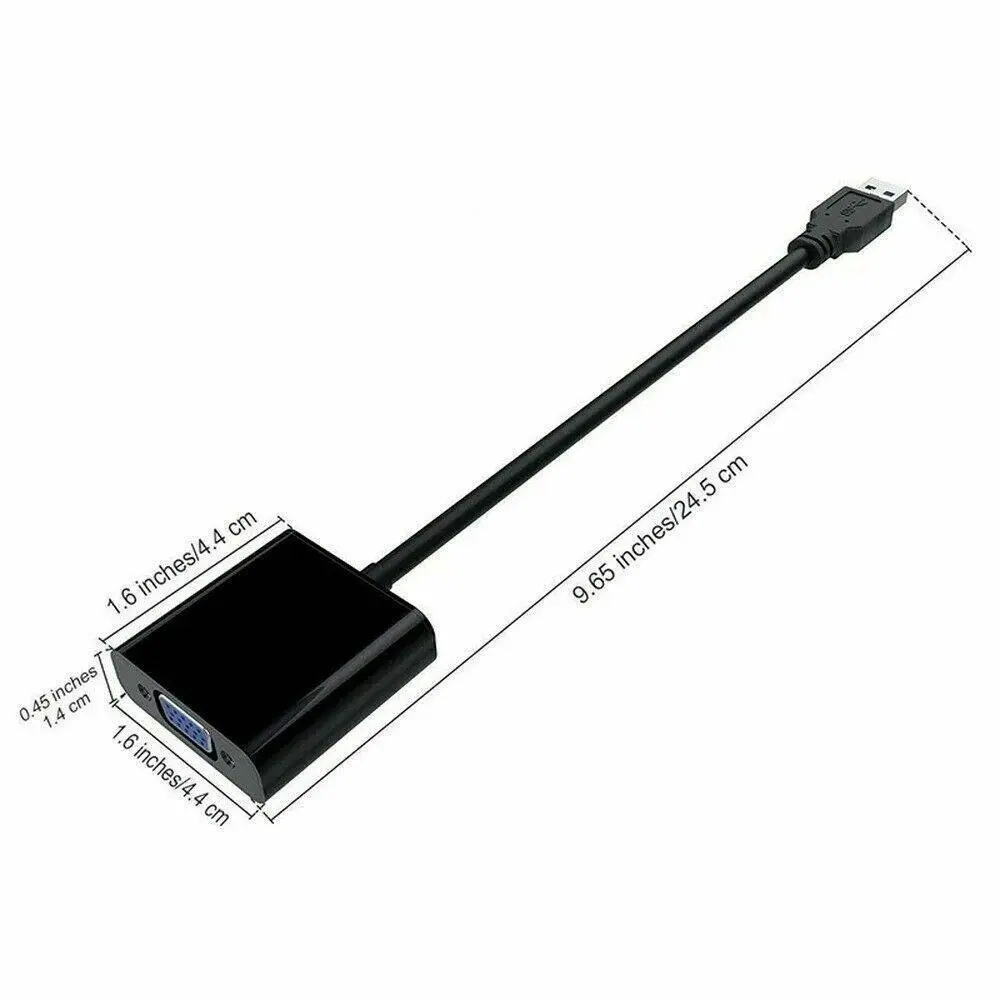 USB 3.0 to VGA Converter Adapter Multi-Display External Video Graphic Card